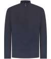 H862 Henbury Zip Neck Wicking Top Navy colour image